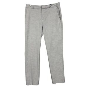 Banana Republic Pants Womens 8 Grey Ryan Fit Straight Leg Career Stretch 32x29.5